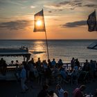 2019 Sonnenuntergang beim Weinfest in Westerland auf Sylt