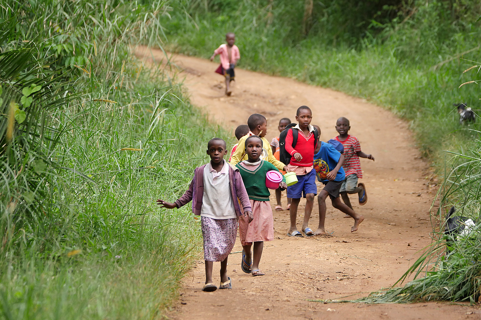 2019, Uganda, auf dem Heimweg...