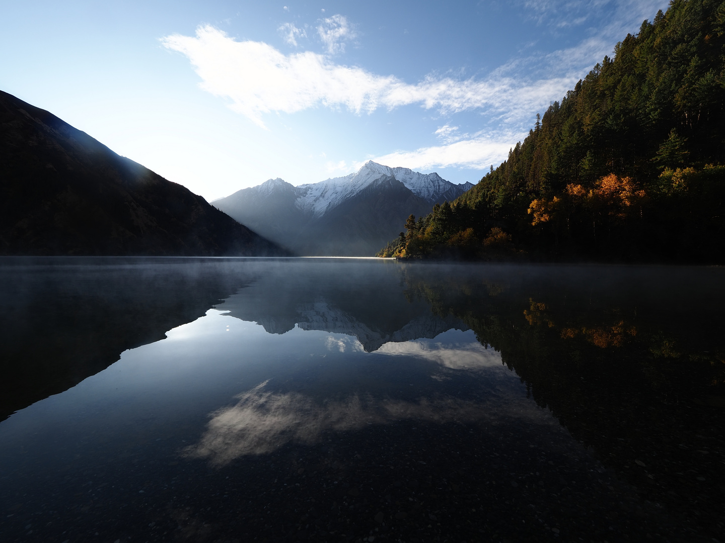 20191009 Phoksundo Lake Spiegelbild