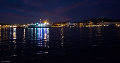 2020-02-01 Ibiza / Der Hafen bei Nacht