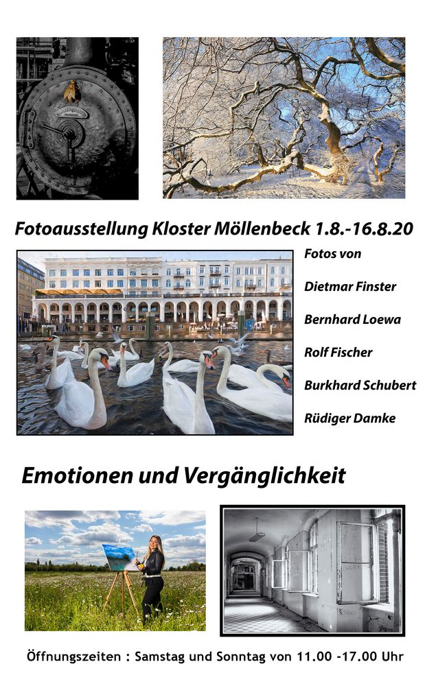 2020 / Ausstellung Fotogruppe Schaumburg im Kloster Möllenbeck 1.8.-16.8.20