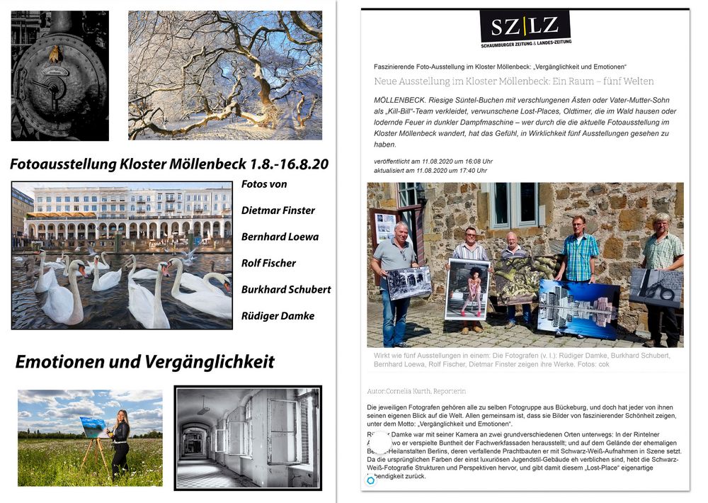 2020 / Ausstellung Fotogruppe Schaumburg im Kloster Möllenbeck 2020