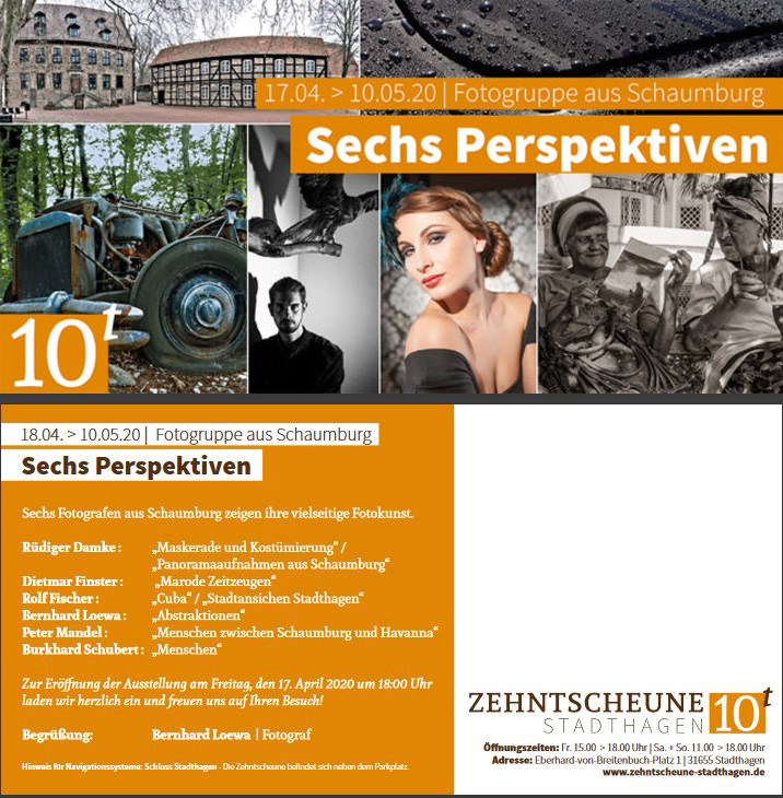 2020 / Ausstellung Galerie "Zehntscheune", (virtueller Rundgang : www.zehntscheune-stadthagen.de)