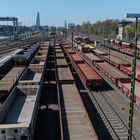 2020 Güterbahnhof im Ostend von Frankfurt in Coronazeiten