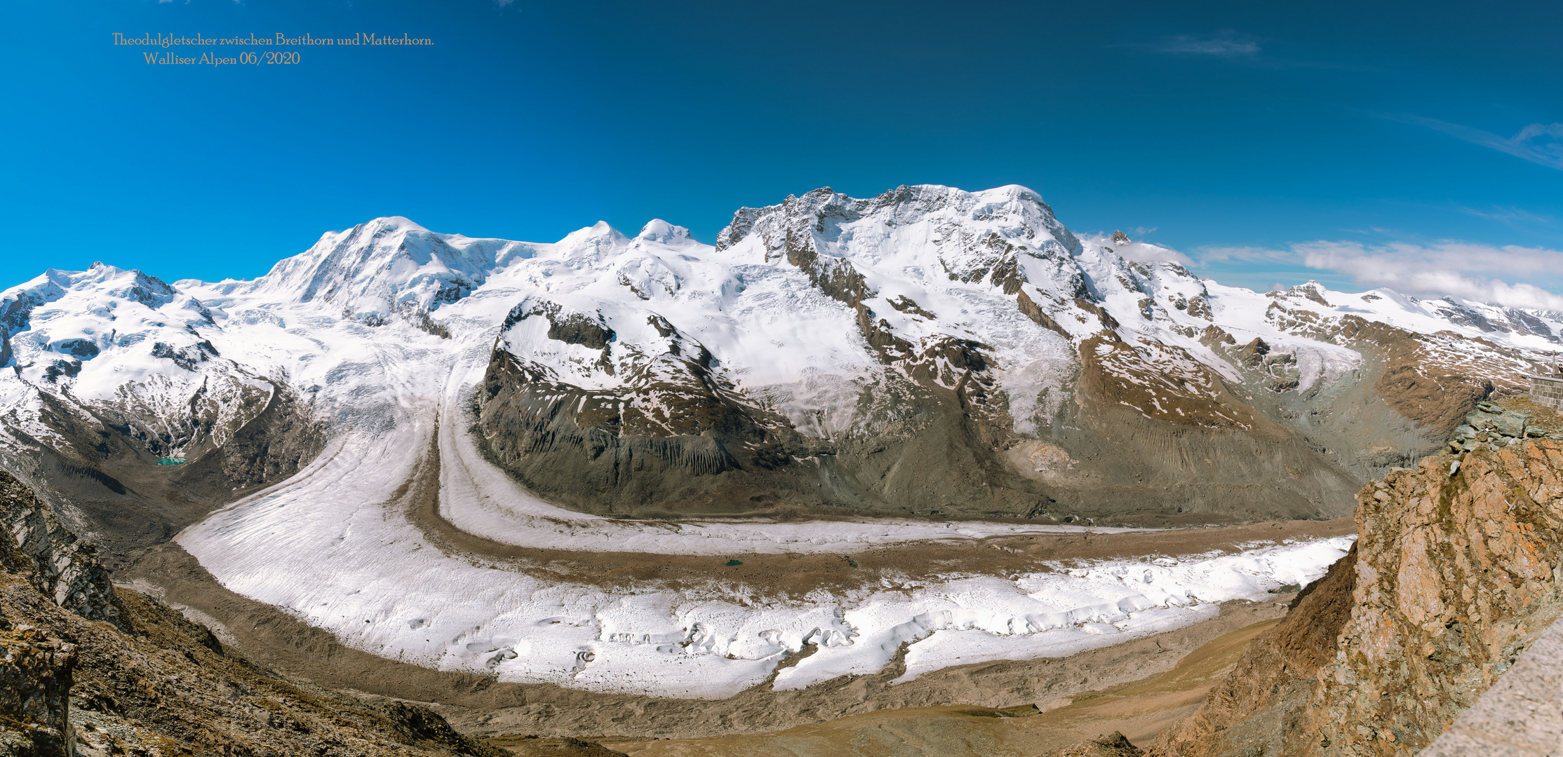 2020 Schweiz, Walliser Alpen - Theodul Gletscher