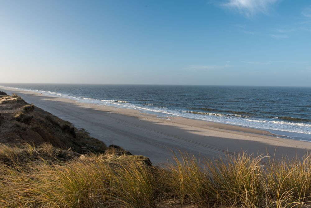 2020 Sylt - Kampen Rotes Kliff im frühlingshaften Januar