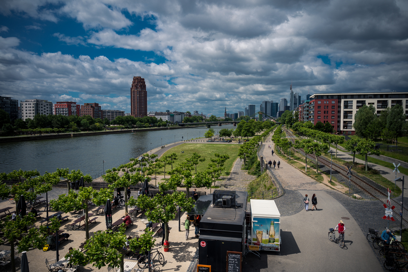 2020 Wolkenhimmel über Frankfurt