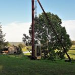 20200822 Wie dazumal:Turmdrehkran und SOS auf dem ehemaligem  Rundholzplatz