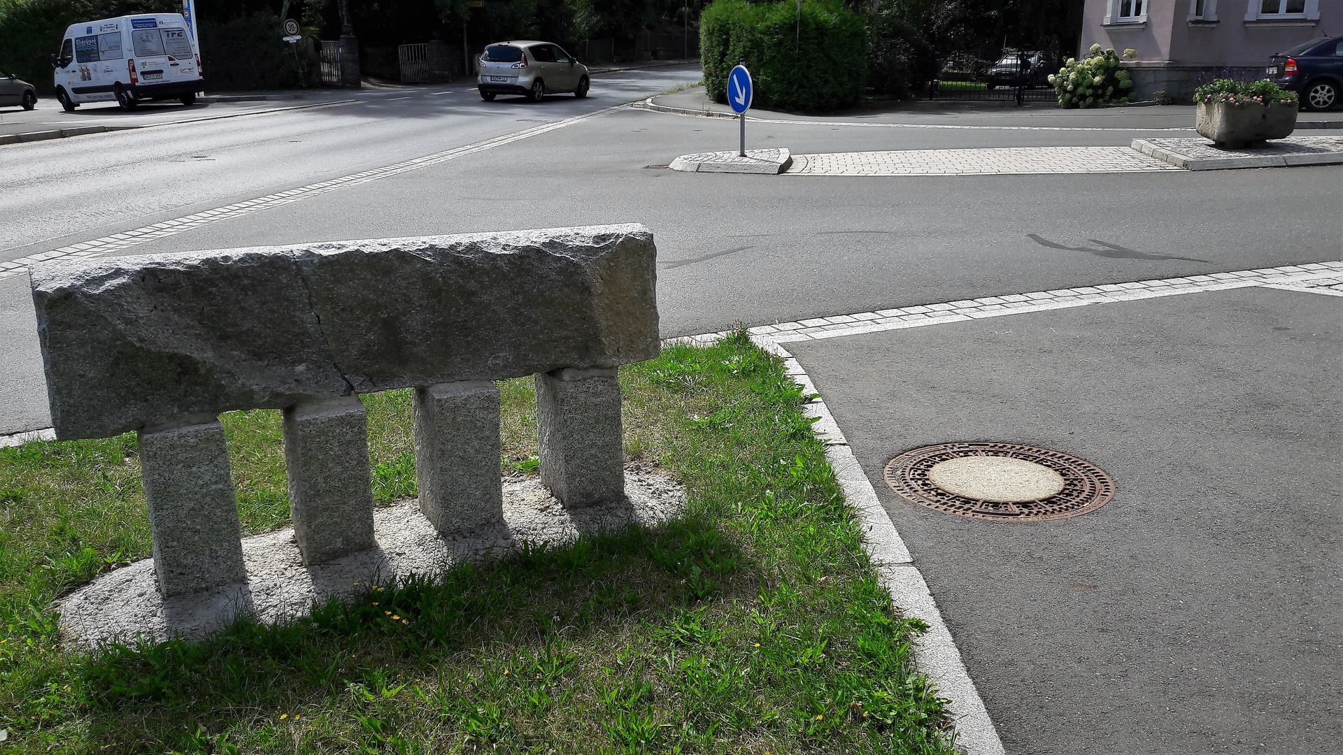 20200825 Steinbruch am  "Granitschild"  Gefrees an der Mitfahrerbank und Bushaltestelle 