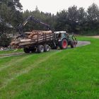 20200917 Holztransport auf dem Weg zu mir