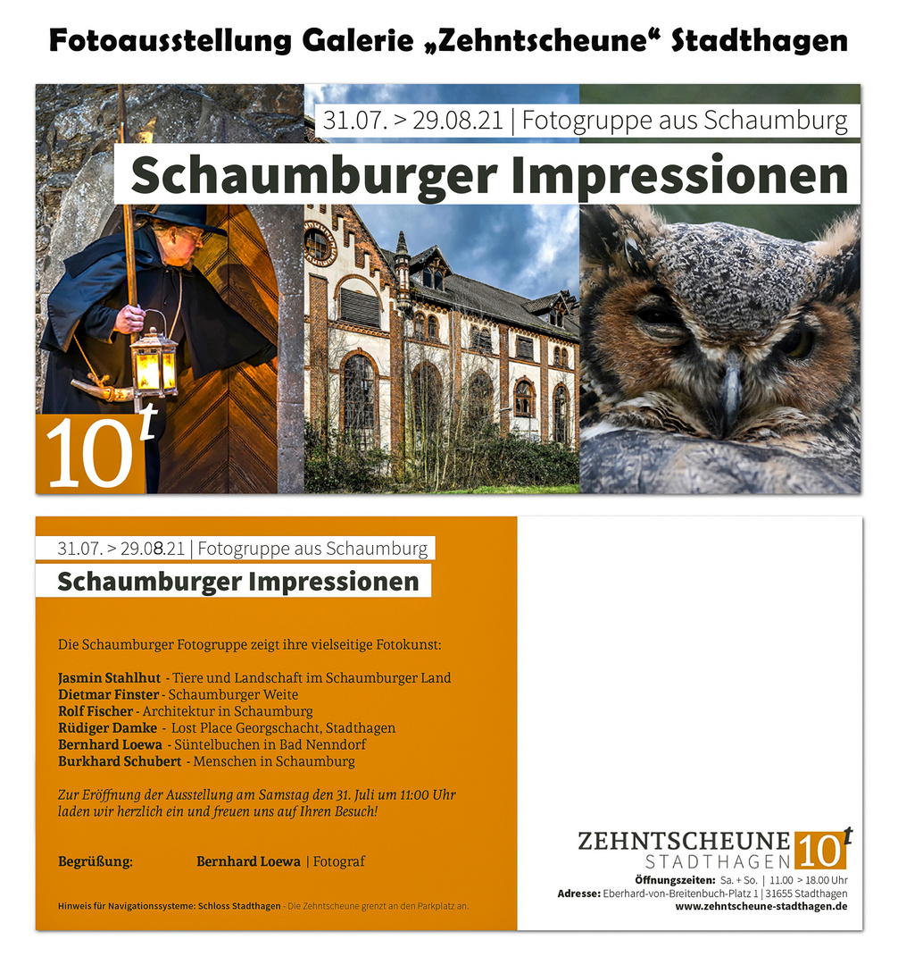 2021 / Ausstellung Fotogruppe aus Schaumburg