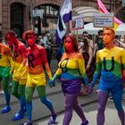 2021 Bei der Parade anlässlich des CSD in Frankfurt