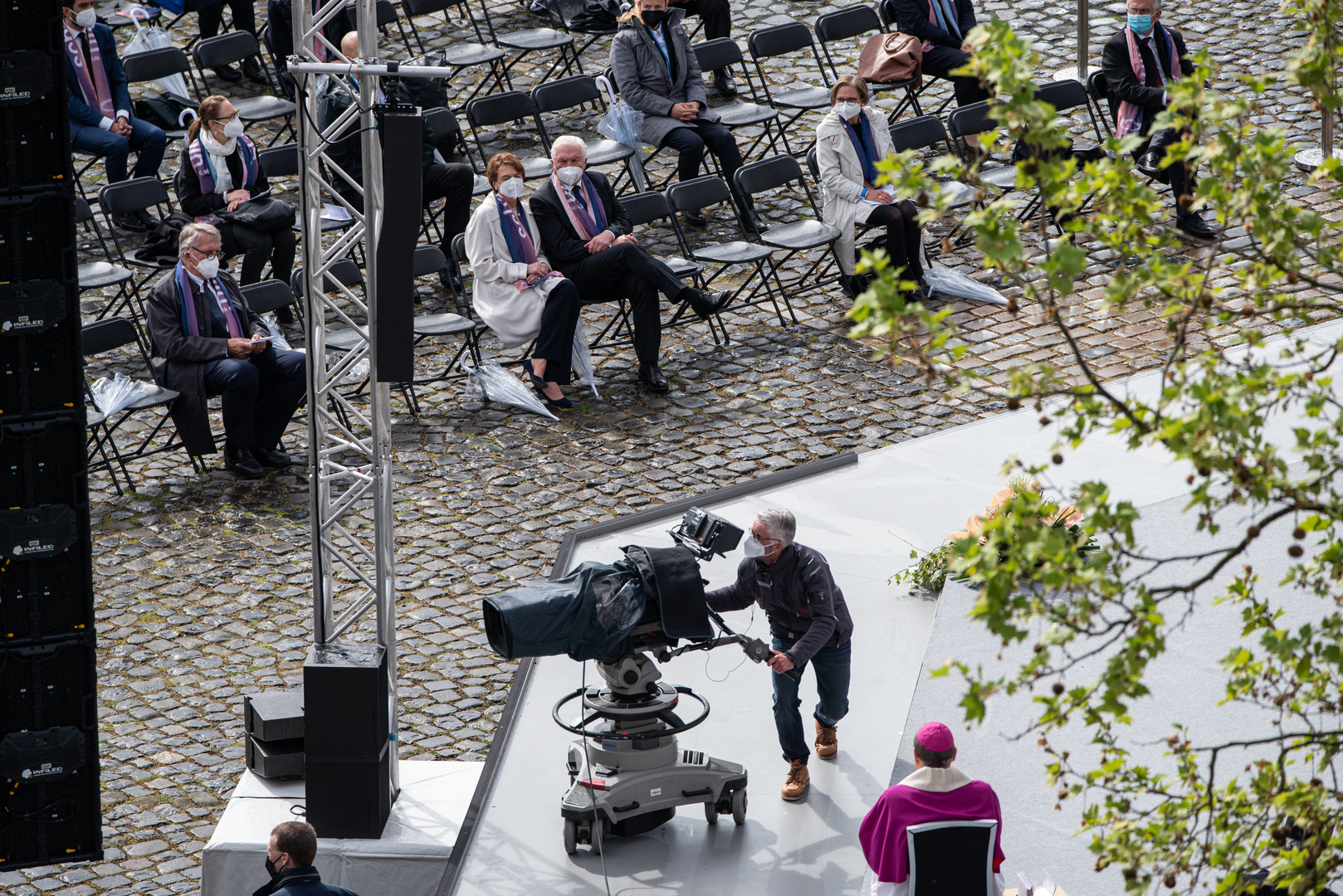 2021- Bundespräsident beim Abschlussgottesdienst beim Kirchentag