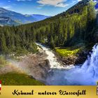 2021 Krimml - unterer Wasserfall