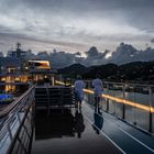 2021-Saunagänger bei Sonnenaufgang - Mein Schiff 2