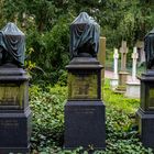 2021 Vergänglichkeit - Urnengrabsteine auf dem Frankfurter Hauptfriedhof 