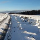 20210131 Schattenwurf der seitlichen  "Schneemonster" mit Blick ins Fichtelgebirge