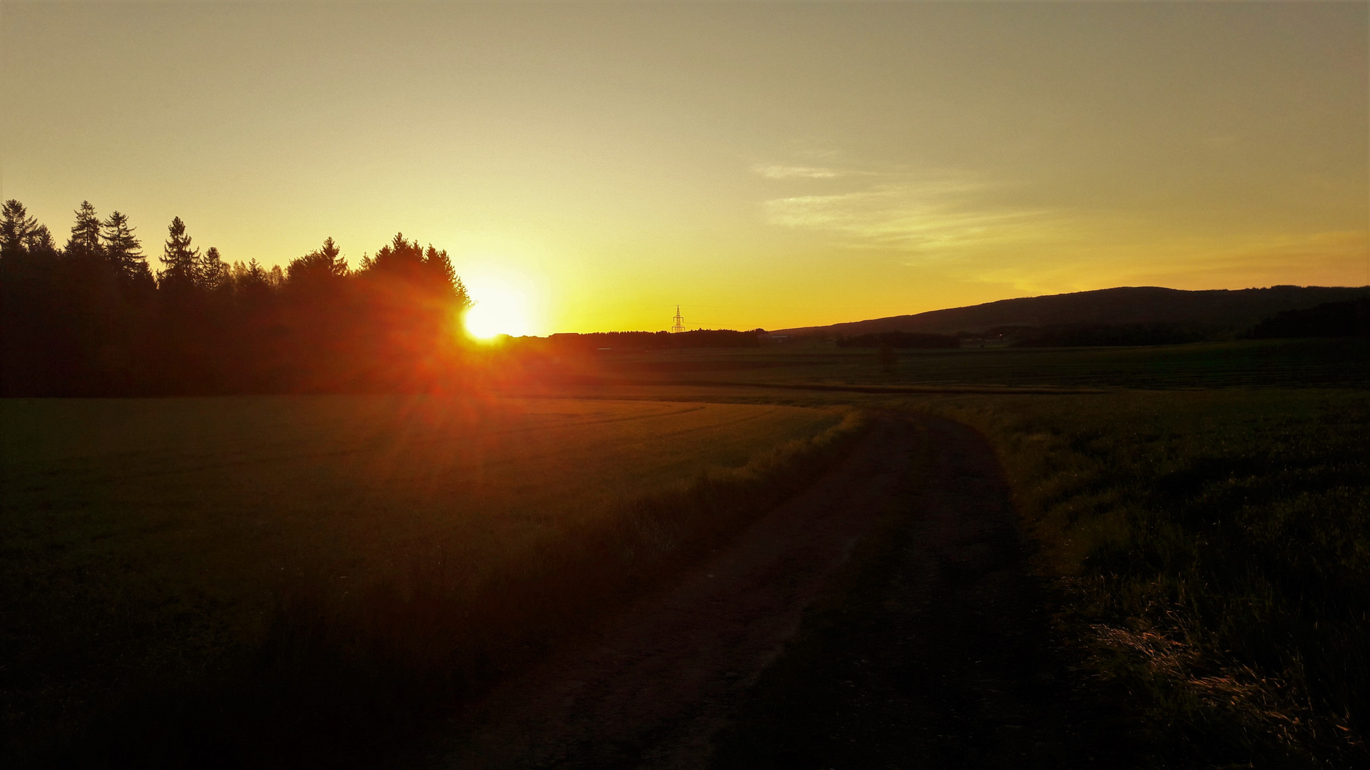 20210524 Pfingstmontagmorgen Sonnenaufgang 5 Uhr 27