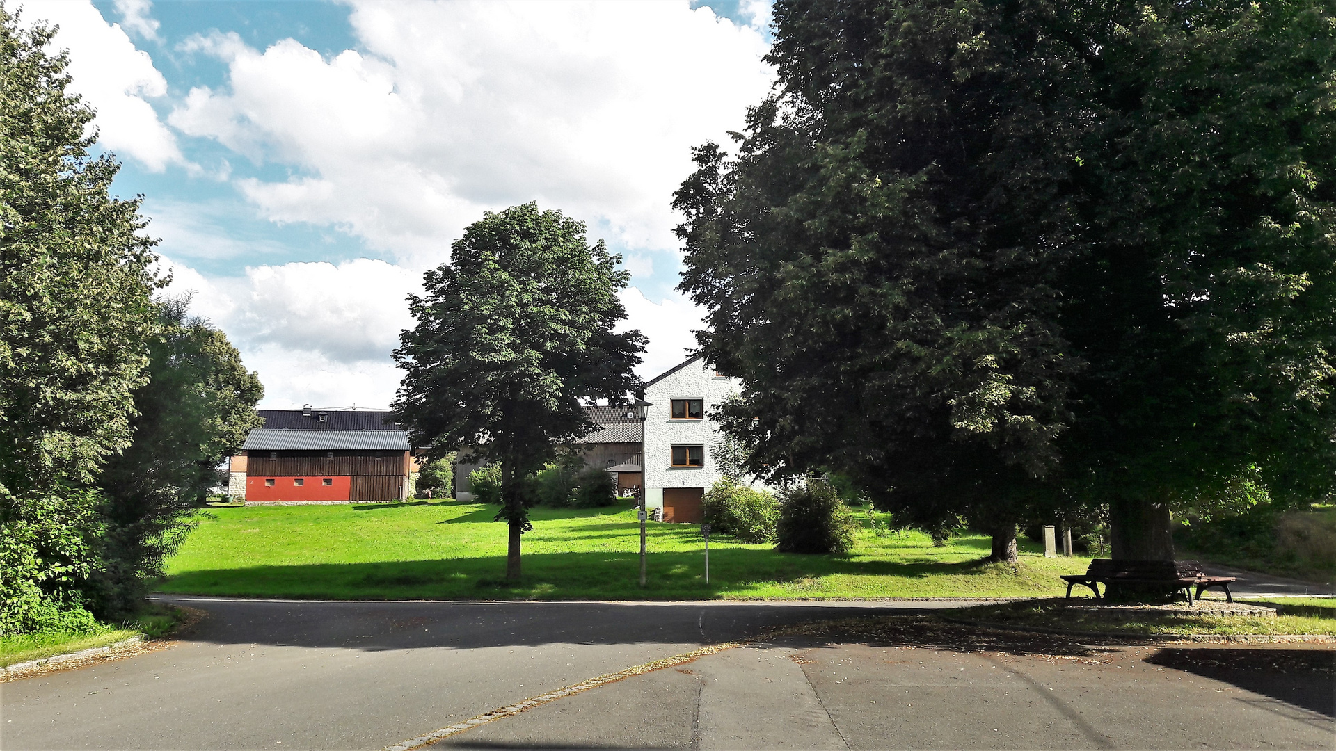 20210809 Dorfplatz mit Anger Lösten ( Ortsteil  Markt Zell im Fichtelgebirge)