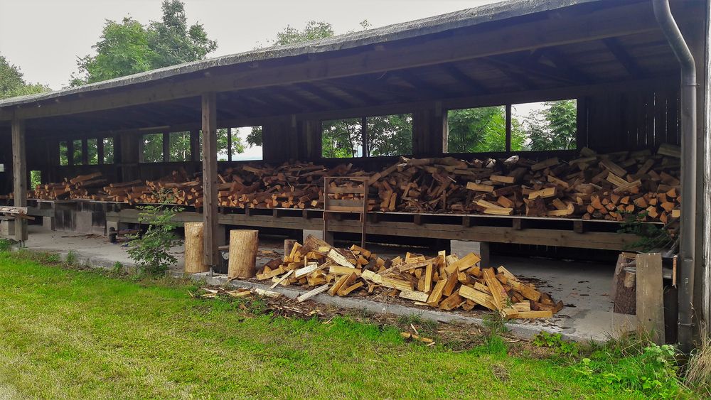 20210828 Beginn mit dem  Heizen in Pulloverfranken ( Oberfranken)