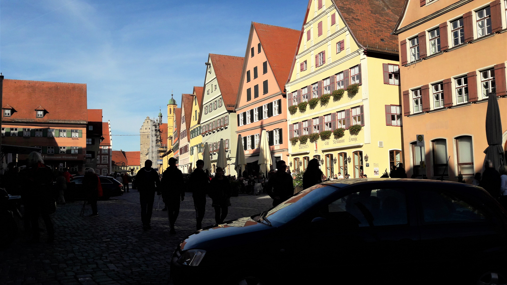 20211031 Dinkelsbühl Innenstadt nach dem Hotelbrand