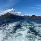 2022 08 Blick Cuillin vom Boot aus