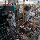 2022 Baustelle von Four Frankfurt vom Global-Tower aus