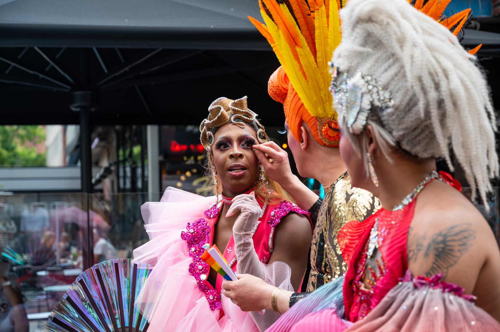 2022 Dragqueens bei der CSD-Parade in Frankfurt