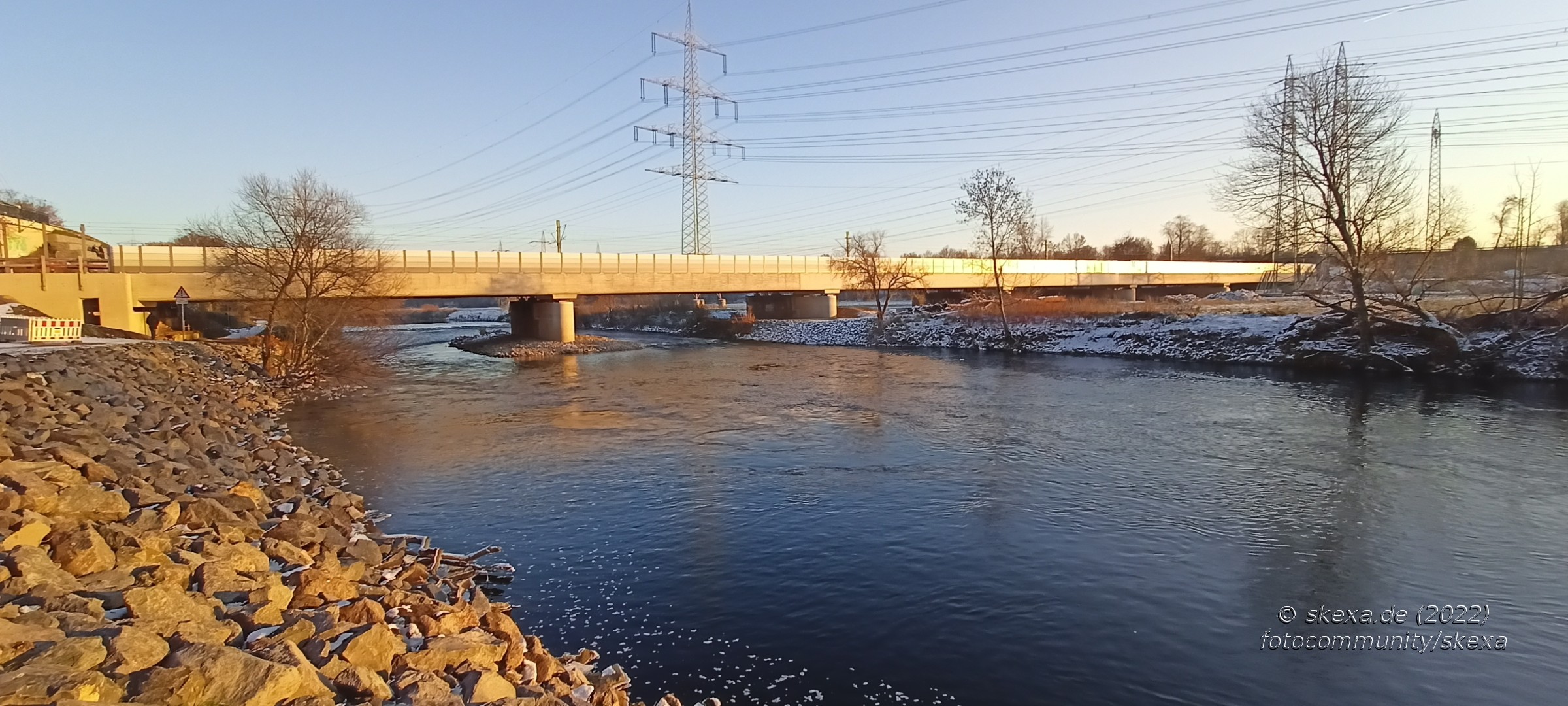 2022 - Neue Eisenbahnbrücke über die Sieg