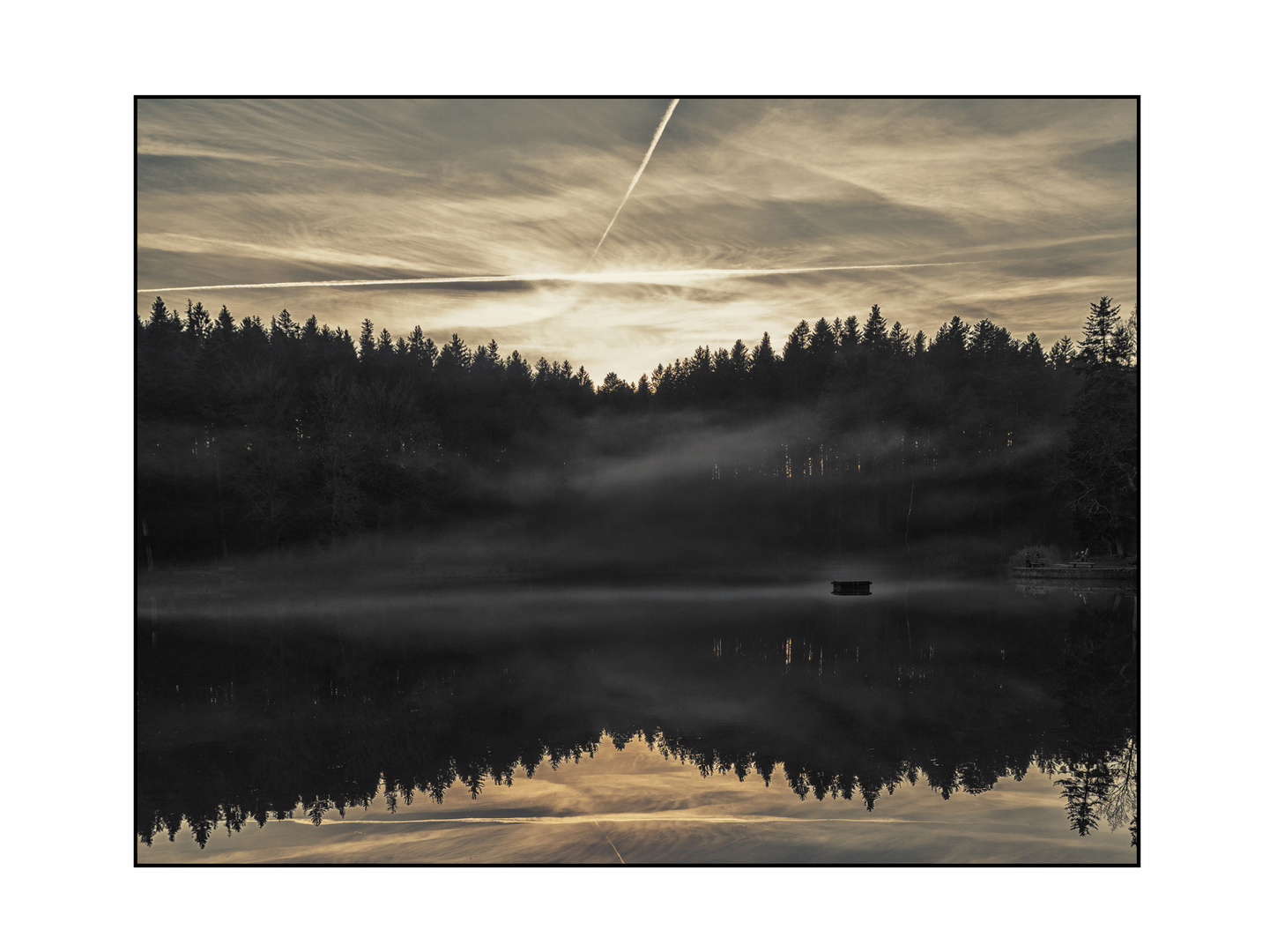 2022_01_01 Spiegelung im Ebnisee