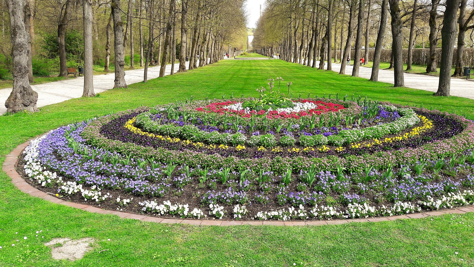 20220422  Ansbach Hofgarten  Blumeninsel 