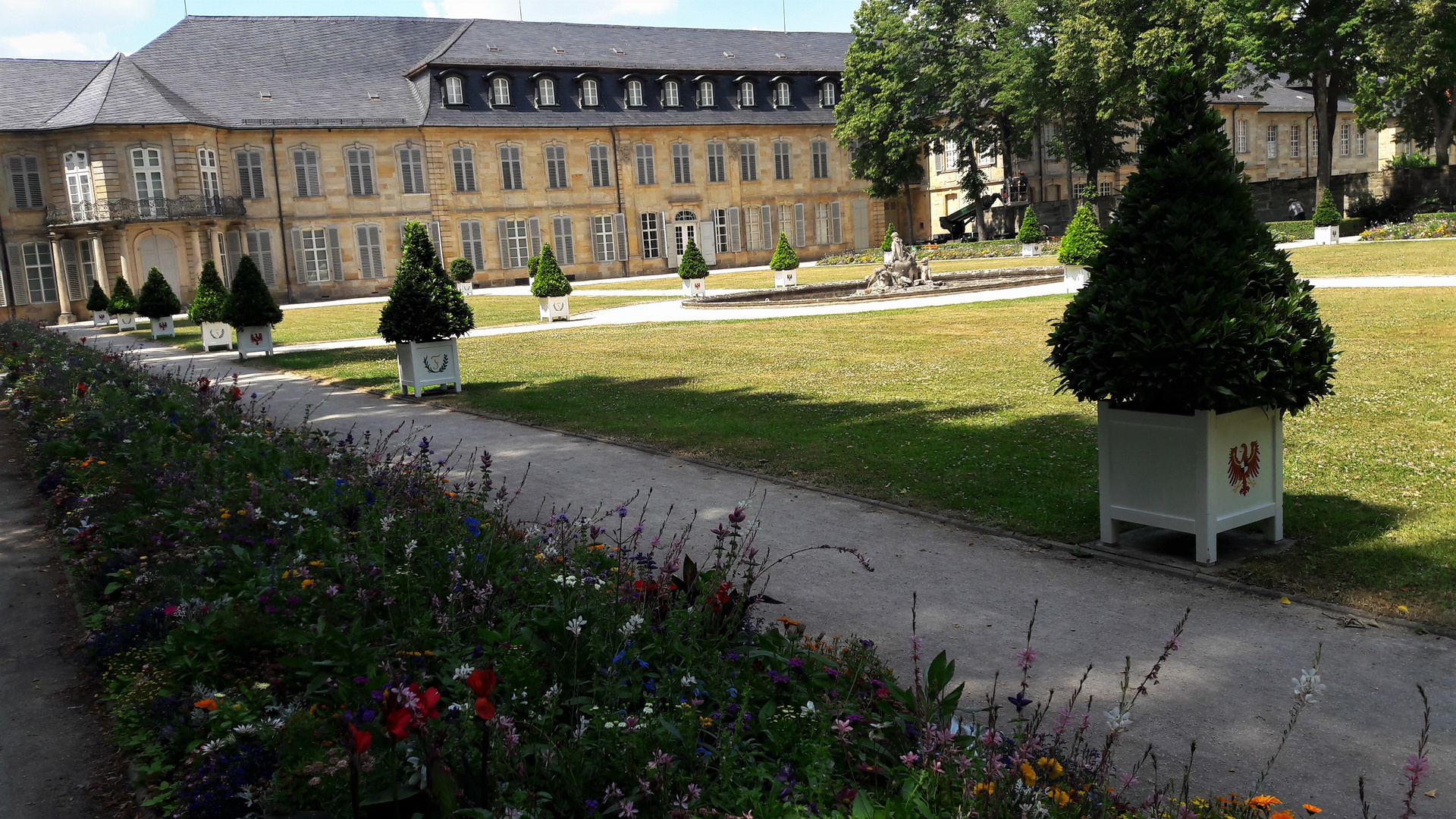 20220623 Bayreuth : Park  zwischen Neuen Schloss und Hofgarten