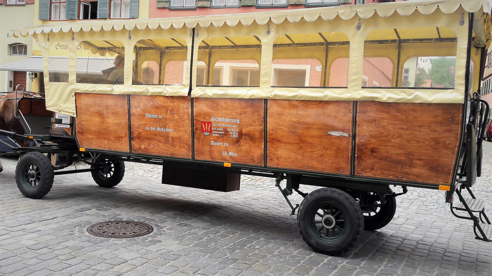 20220629 Dinkelsbühl Stadtrundfahrt  im Planenwagen 