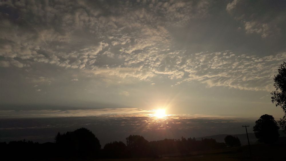 20220815 ARCHIV  Sonnenaufgang über dem Fichtelgebirge