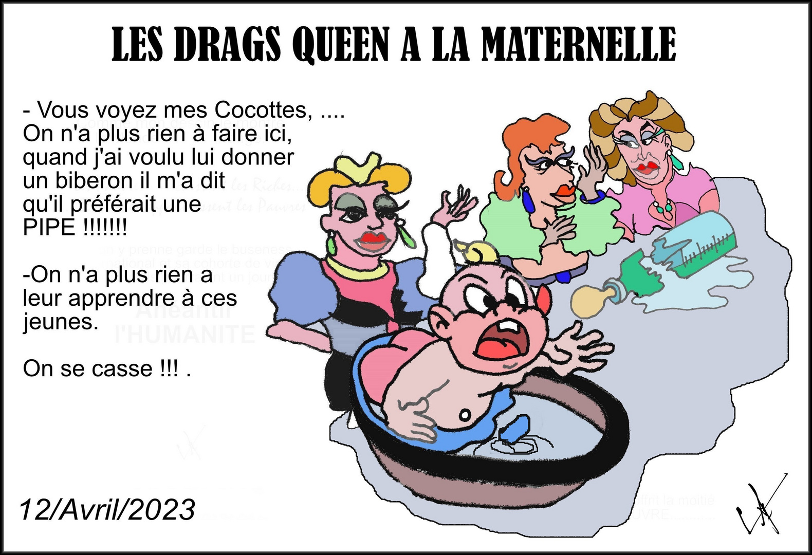 2023-04-12 LES DRAGS QUEEN A LA MATERNELLE