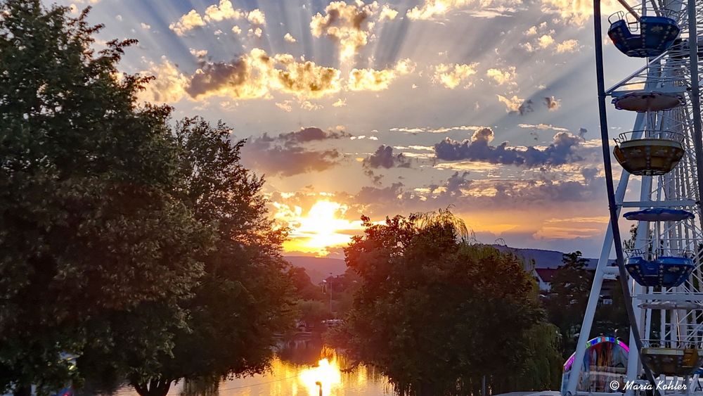 2023-08-29-Abendrot in Miltenberg 