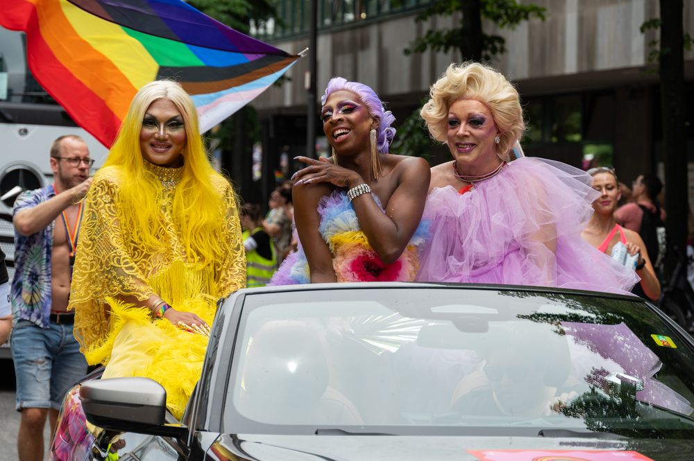 2023 Dragqueens bei der CSD-Parade in Frankfurt