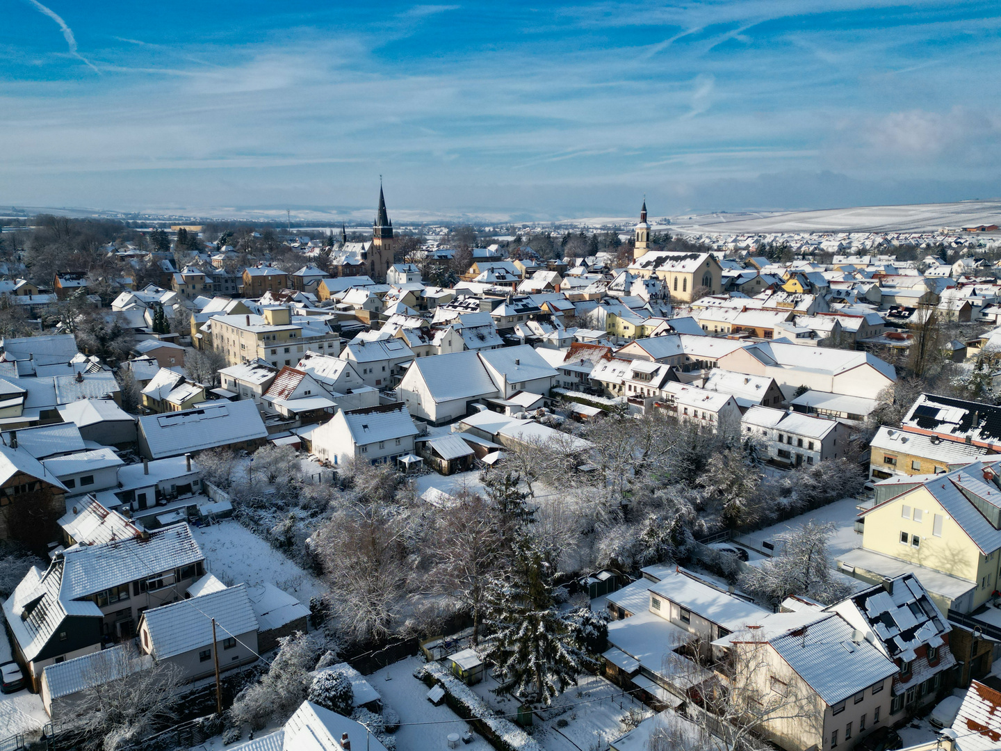 2023 Januar - Sprendlingen by Snow