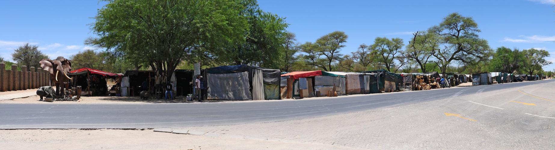 2023 Okahandja, Holzschnitzermarkt