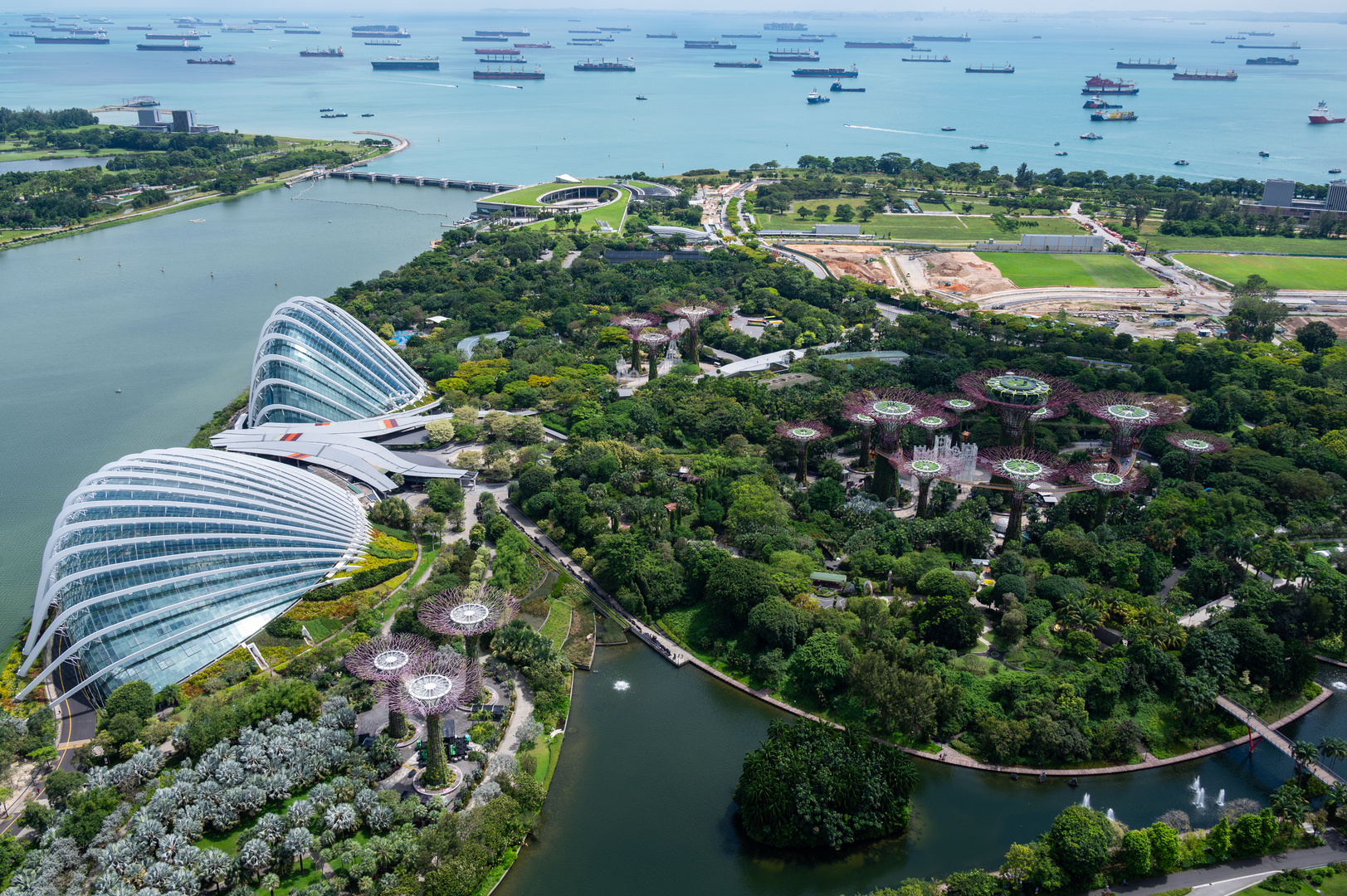 2023 Singapure Garden by the Bays mit Super Trees