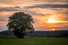 2023 Sonnenuntergang im Schwalm-Eder-Kreis