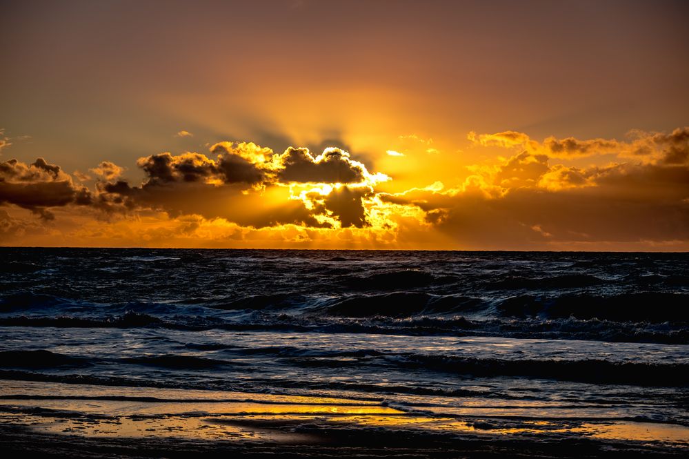 2023 Sonnenuntergang in Westerland auf Sylt