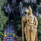 2023 Statue des Gottes Murugan vor den Batu Caves