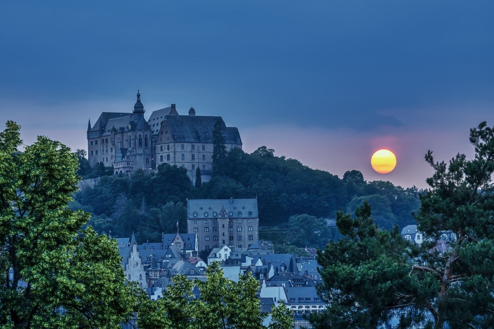 20230629-Sonnenuntergang in Marburg-15394