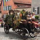 20230723  Kinderzeche Dinkelsbühl : Früchte der Arbeit + Lore mit Kindern dahinter