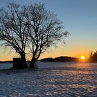 2024-01-20 Sonnenuntergang bei Hochstadt