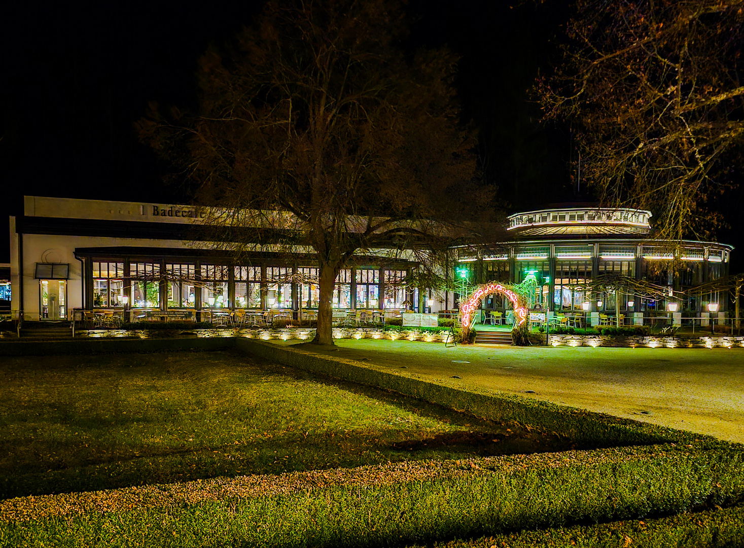 2024 13.03. (3) Kurpark Bad Elster am Abend 