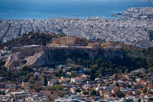 2024 Blick auf die Akropolis