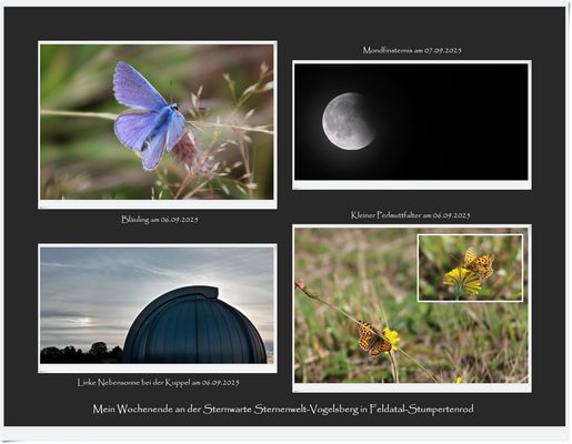 2025.09.06 und 07 Mein Wochenende an der Sternwarte