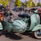 Vespa mit Beiwagen